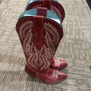 CORRAL Women's Red Rioja Boot (E1318-LD) Size 8.5 M